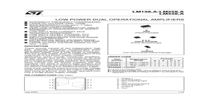 LM258D – Datasheet Preview