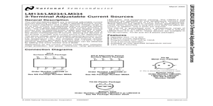 LM334Z – Datasheet Preview
