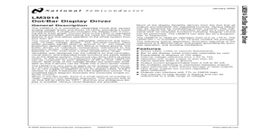 LM3914N – Datasheet Preview