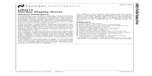 LM3915N – Datasheet Preview