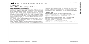 LM3916N – Datasheet Preview