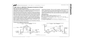 LM394N – Datasheet Preview