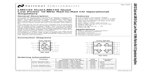 LM6132 – Datasheet Preview