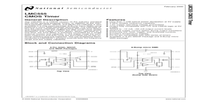 LMC555CN – Datasheet Preview
