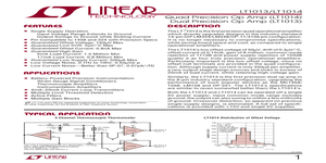 LT1013 – Datasheet Preview