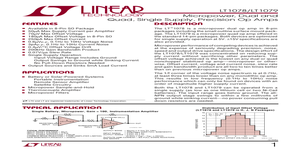LT1078 – Datasheet Preview