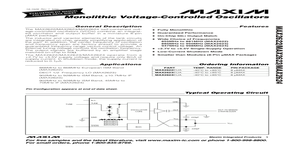 MAX2622 – Datasheet Preview