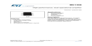 MC1458 – Datasheet Preview