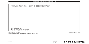 NE570 – Datasheet Preview