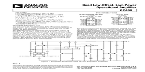 OP400 – Datasheet Preview