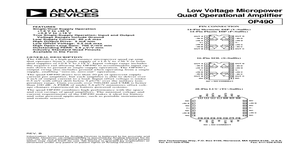 OP490GP – Datasheet Preview
