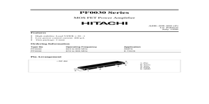 PF0030 – Datasheet Preview