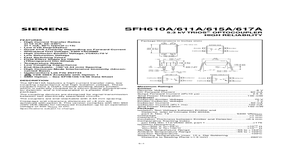 SFH610AX – Datasheet Preview