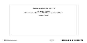 SJA1000 – Datasheet Preview