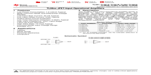 TL081 – Datasheet Preview