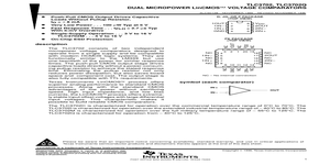 TLC3702 – Datasheet Preview