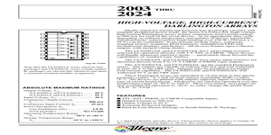 ULN2003A – Datasheet Preview