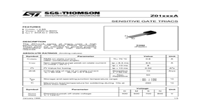 Z01 – Datasheet Preview