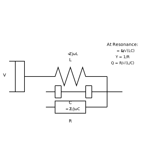 Parallel Resonance Circuit – Tutorial Image