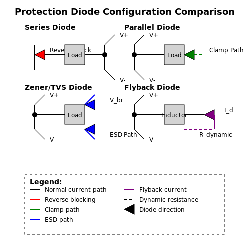 Protection Diodes in Electronic Circuits – Tutorial Image