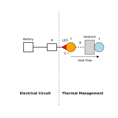 Rechargeable Torch Circuit – Tutorial Image