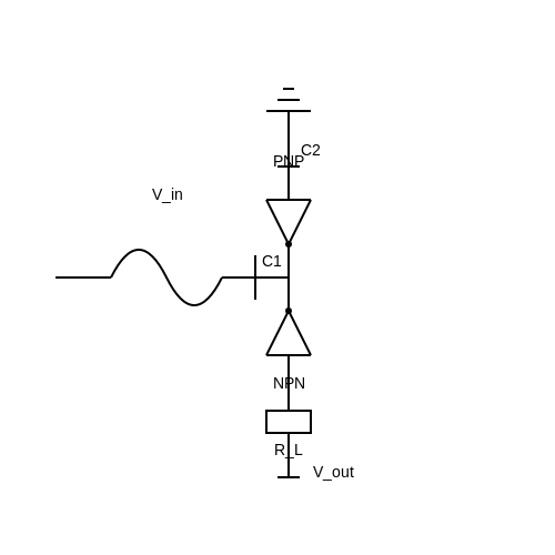 Complementary Push-Pull Amplifiers – Tutorial Image
