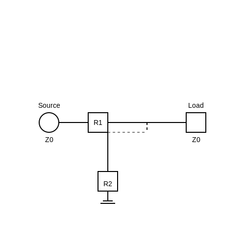 L-pad Impedance Calculator – Tutorial Image